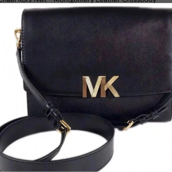 MICHAEL KORS Mott Leather Crossbody Handbag - Picture 12 of 14